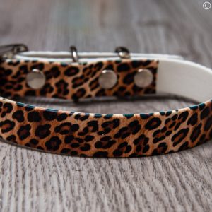 BioThane Halsband Luipaard 19mm