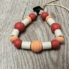 tekenband kralen peach