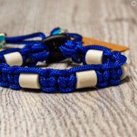 paracord tekenband blauw