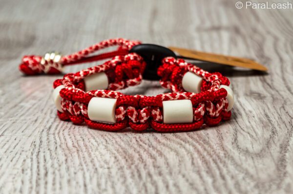 paracord tekenband rood diamant