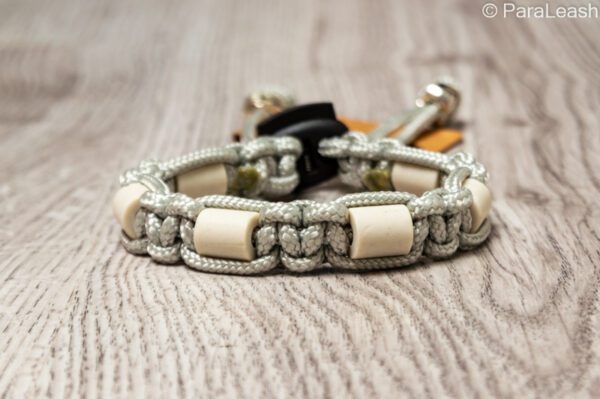 paracord tekenband zilver